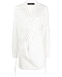 ANDREADAMO - Long-Sleeve Shirt Dress - Lyst