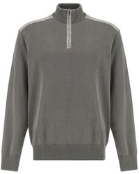 Paul & Shark - Half-Zip Cotton Sweater - Lyst