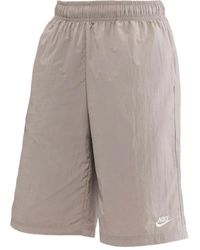 Nike - Swoosh-Embroidered Elastic-Waist Shorts - Lyst