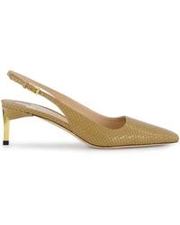 Tom Ford - Snake-Embossed Slingback Pumps - Lyst