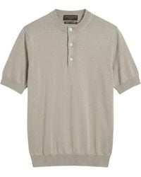 FILIPPO DE LAURENTIIS - Short-Sleeve Half-Button Top - Lyst