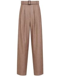 BATAKOVIC Belgrade - Portofino Belted Pleated Trousers - Lyst