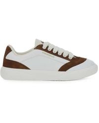CASABLANCA - Del Mar Suede-Panelled Logo-Print Sneakers - Lyst