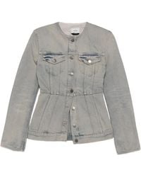 Haikure - Button-Up Denim Jacket - Lyst