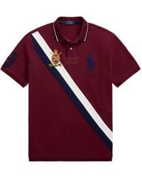 Polo Ralph Lauren - Poloshirt mit diagonalen Streifen - Lyst