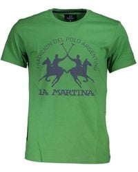 La Martina - Graphic-Print Crew-Neck T-Shirt - Lyst