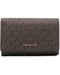 Michael Kors - Logo Lettering Long Wallet - Lyst