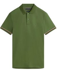 Tommy Hilfiger - Polo À Bords Rayés - Lyst
