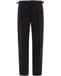 Bode - Pantalon Plissé À Détail De Boucle - Lyst