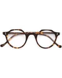 Lesca - Occhiali Con Effetto Tartarugato - Lyst