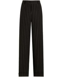 Dolce & Gabbana - Pinstriped Tailored Trousers - Lyst