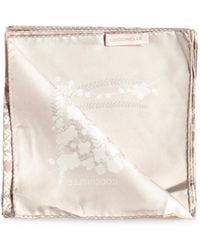 Coccinelle - Algae Floral-Print Silk Scarf - Lyst