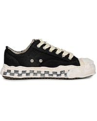 Maison Mihara Yasuhiro - "Hank" Og Graffiti-Check Sole Canvas Low-Top Sneakers - Lyst