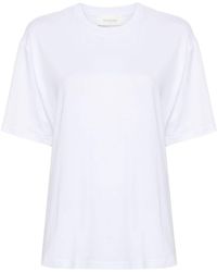 Sportmax - T-shirt en coton à col rond - Lyst