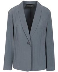 Emporio Armani - One-Button Blazer - Lyst