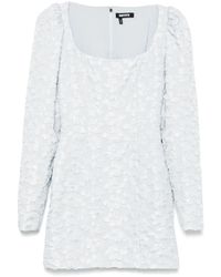 ROTATE BIRGER CHRISTENSEN - Jacquard Long-Sleeve Mini Dress - Lyst