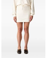 Guess - Embroidered-Logo Mini Skirt - Lyst