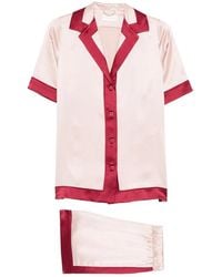 Olivia Von Halle - Zelda Short-Sleeve Pajamas - Lyst