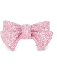 Judith Leiber - Just For You Bow Crystal-Embellished Clutch Bag - Lyst