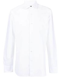 Barba Napoli - Long-sleeve Linen-cotton Shirt - Lyst