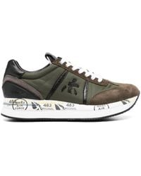 Premiata - Conny Panelled Sneakers - Lyst