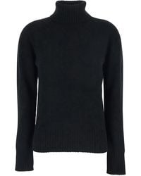 Grifoni - Turtleneck Ribbed Sweater - Lyst