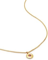 Monica Vinader - October Birthstone Necklace - Lyst