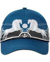 Versace - Horse-Print Baseball Cap - Lyst