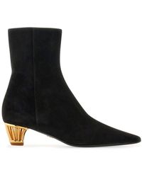 Ferragamo - Cage-heel Ankle Boots - Lyst