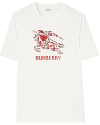 Burberry - Heart Knight Cotton T-Shirt - Lyst