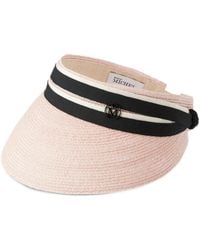 Maison Michel - Pat Strap-Detail Vizor - Lyst