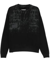 Maison Margiela - Logo Cotton Sweatshirt - Lyst