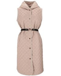 Max Mara - Chaleco Acolchado Con Capucha - Lyst