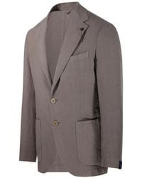 Santaniello - Buttoned Pocket Blazer - Lyst