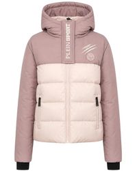 Philipp Plein - Scratch Logo-Patch Puffer Jacket - Lyst
