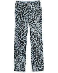 Mugler - ベルベット ストレートジーンズ - Lyst