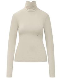 Alberta Ferretti - Coltrui Met Lange Mouwen - Lyst