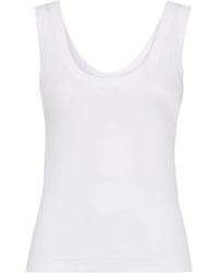 Brunello Cucinelli - Contrast Layered T-Shirt - Lyst