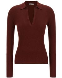 Max Mara - Top Angel De Canalé De Cachemira - Lyst