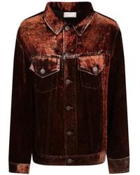 Pierre Louis Mascia - Veste Boutonnée À Effet Velours - Lyst