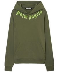 Palm Angels - Sudadera Con Capucha Y Logo - Lyst