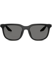 Prada - Sonnenbrille Mit Eckigem Gestell - Lyst