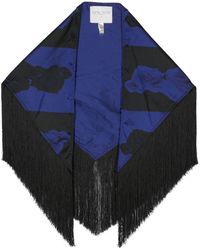 Forte Forte - Statue-print Fringed Scarf - Lyst