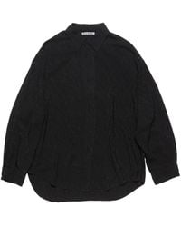 Acne Studios - Overhemd Met Jacquard - Lyst