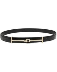 Tom Ford - Tumbled Printed Crocodile Leather Arc Belt - Lyst