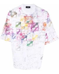we11done - Graphic Logo-Print Cotton T-Shirt - Lyst