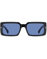 DSquared² - Iconique Rectangle-Frame Sunglasses - Lyst