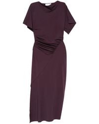 Victoria Beckham - Robe Blousey À Coupe Mi-Longue - Lyst