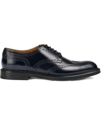 Doucal's - Leather Lace-Up Brogues - Lyst