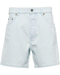 Miu Miu - Denim Bermuda Shorts - Lyst